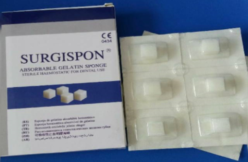 ΣΠΟΓΓΟΣ ΑΙΜΟΣΤΑΤΙΚΟΣ SURGISPON DENTAL CUBE 10*10*10mm